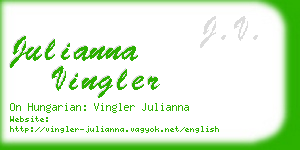 julianna vingler business card